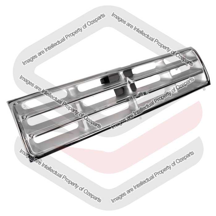 Main Radiator Grille Upper Front Grill Chrome For Mitsubishi Pajero NL 1997~2000