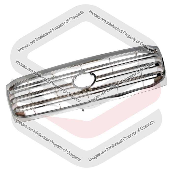 Main Radiator Grille Front Grill Full Chrome For Toyota Landcruiser FJ100 02~05