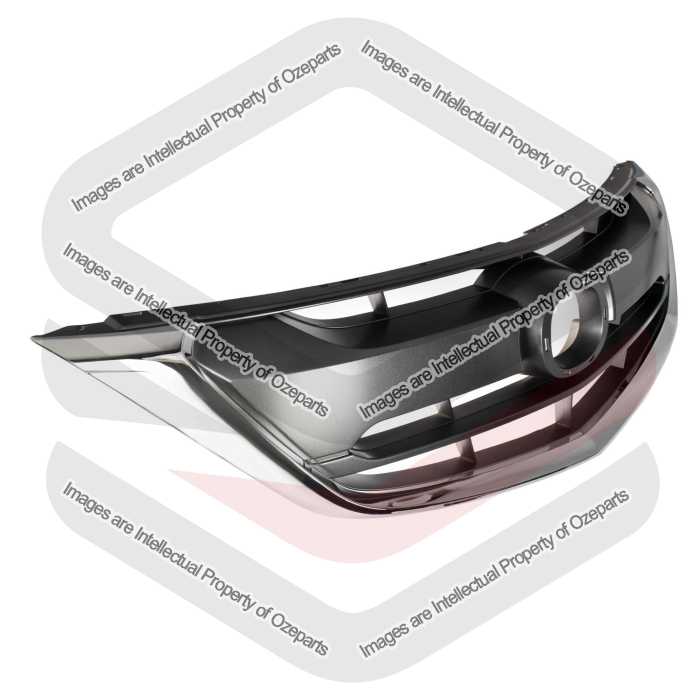 Main Radiator Grille Upper Front Grill Chrome For Mazda BT50 UR Ute 2015~2018