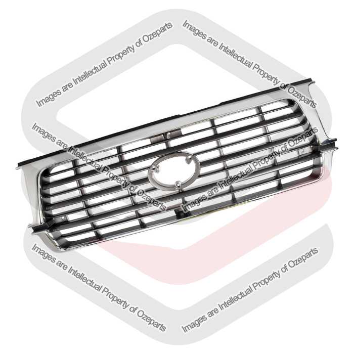 Main Radiator Grille Front Grill Chrome For Toyota Landcruiser FJ80 1995~1998