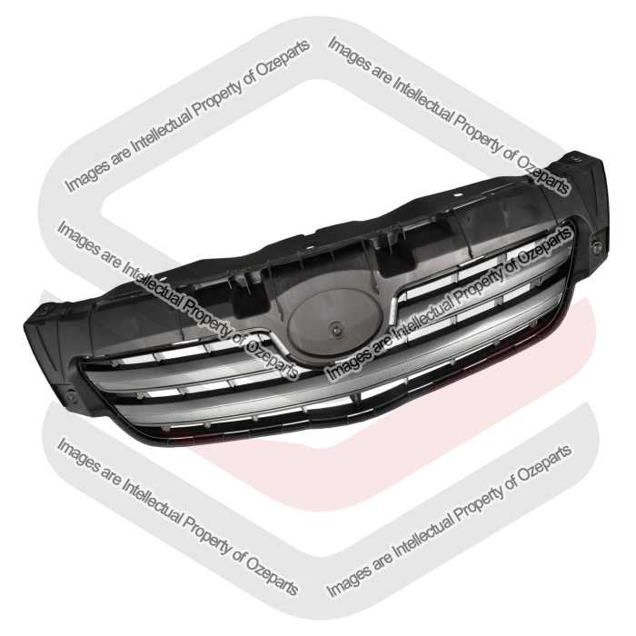 Main Radiator Grille Front Grill Silver For Toyota Corolla ZRE152 Sedan 07~10