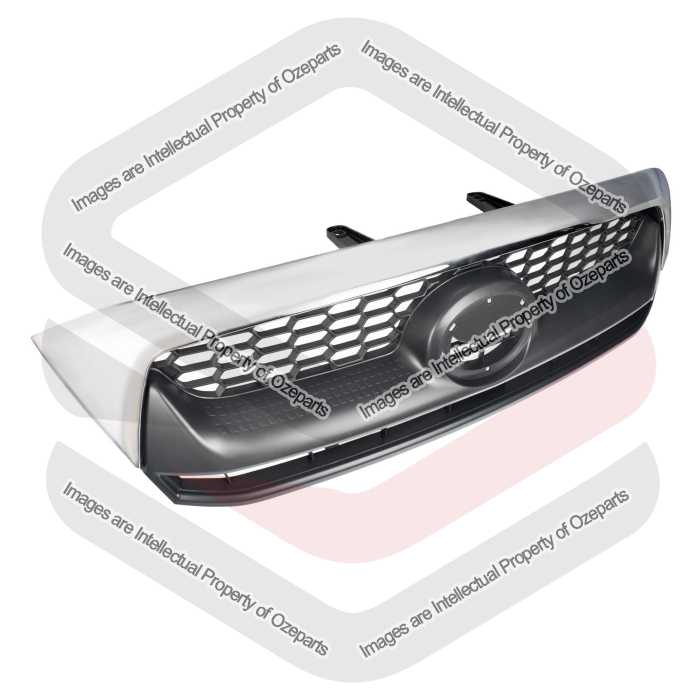 Main Radiator Grille Upper Front Gril Chrome Grey For Toyota Hilux 2WD 4WD 08~12