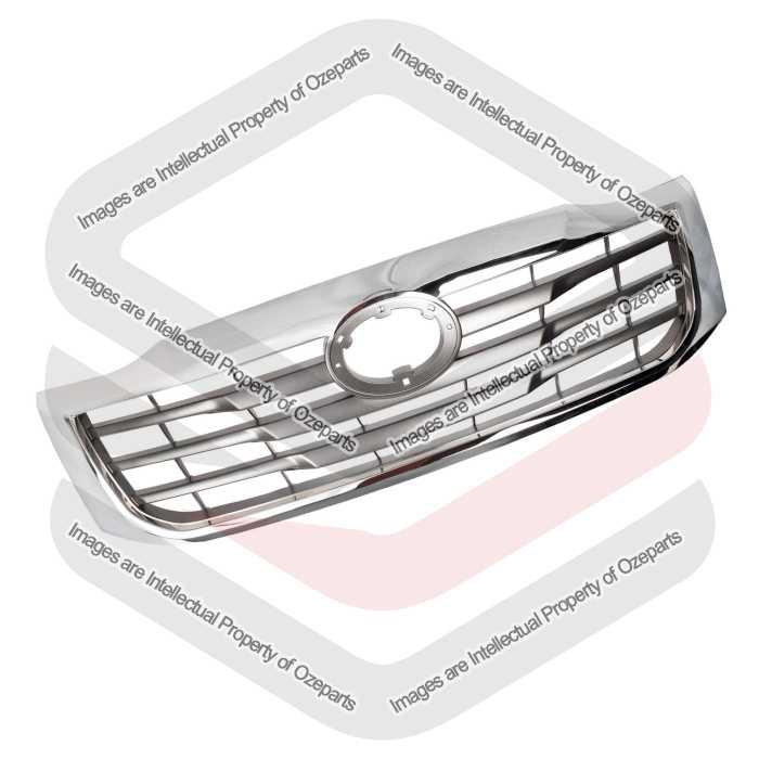 Radiator Grille Upper Front Chrome Black For Toyota Hilux 2WD 4WD 2011~2015