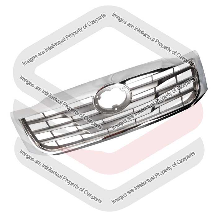 Grille AM (Chrome Frame, Silver Black Inner)