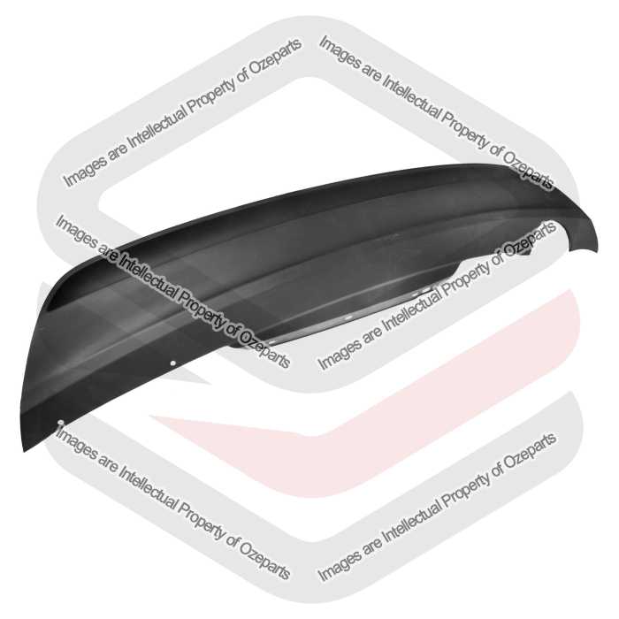Ozeparts Fits Ford Falcon Sedan FG Series 1 & 2 MK1 MKI XT 2008~2014 | NEW Aftermarket Rear Bar Bumper Bar Cover Lower Insert (Texture Black)