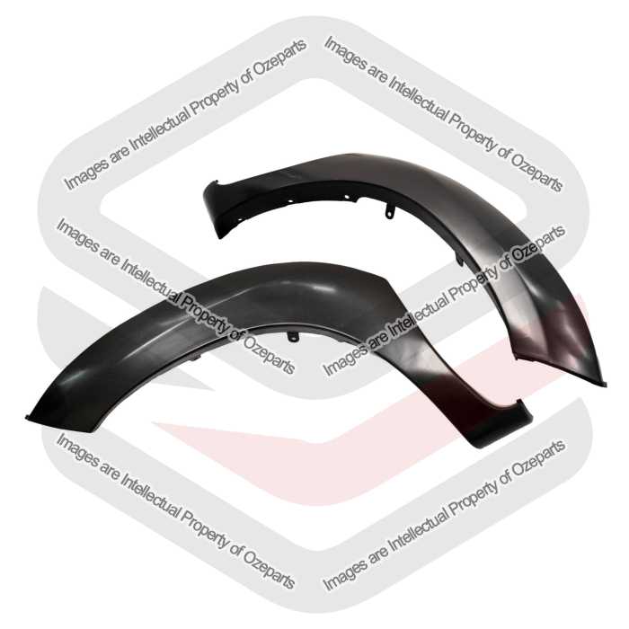 Front Pair LH+RH Fender Flare Wheel Arch Compatible With Toyota Hilux 2011~2015