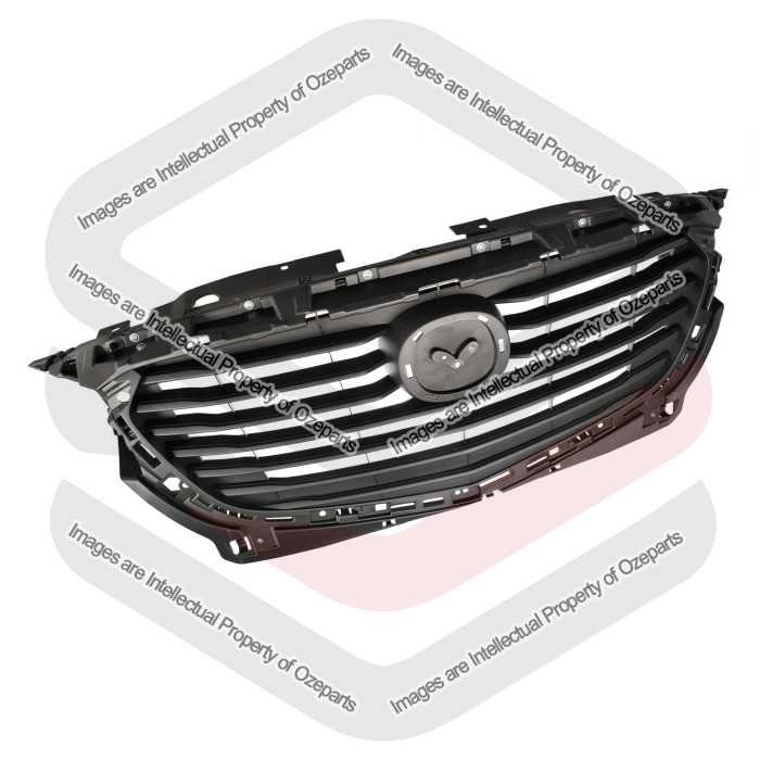 Main Radiator Grille Front Grill Black For Mazda CX3 CX-3 DK 2015~2018 Neo Maxx