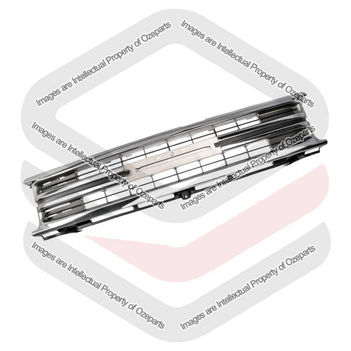 Radiator Grille Upper Front Grill Chrome For Toyota Hilux 2WD SR5 RN85 1988~1991