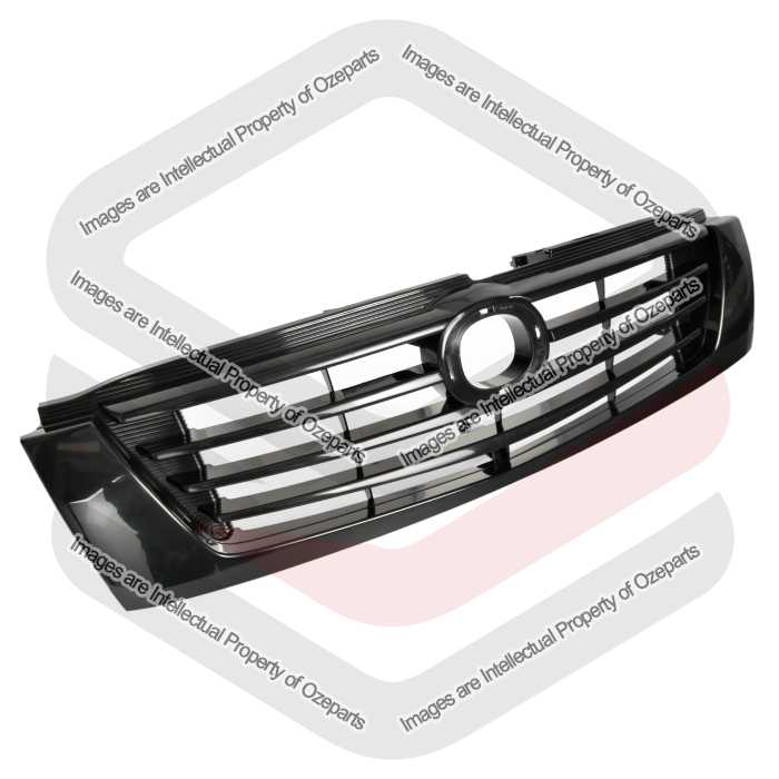 Main Radiator Grille Upper Front Grill Black For Mazda Bravo UN Ute 2002~2006