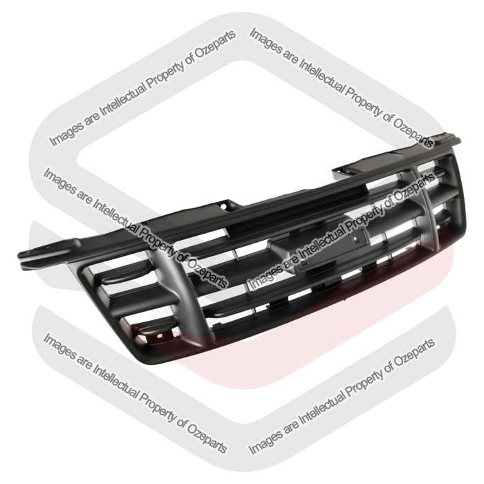 Main Radiator Grille Front Grill Black For Isuzu Dmax D-Max TFR 2006~2012 Ute