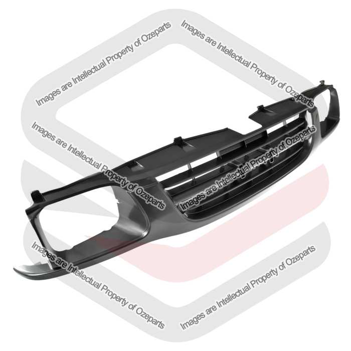 Main Radiator Grille Front Grill Painted Grey For Holden Rodeo TF 1998~2003 Ute