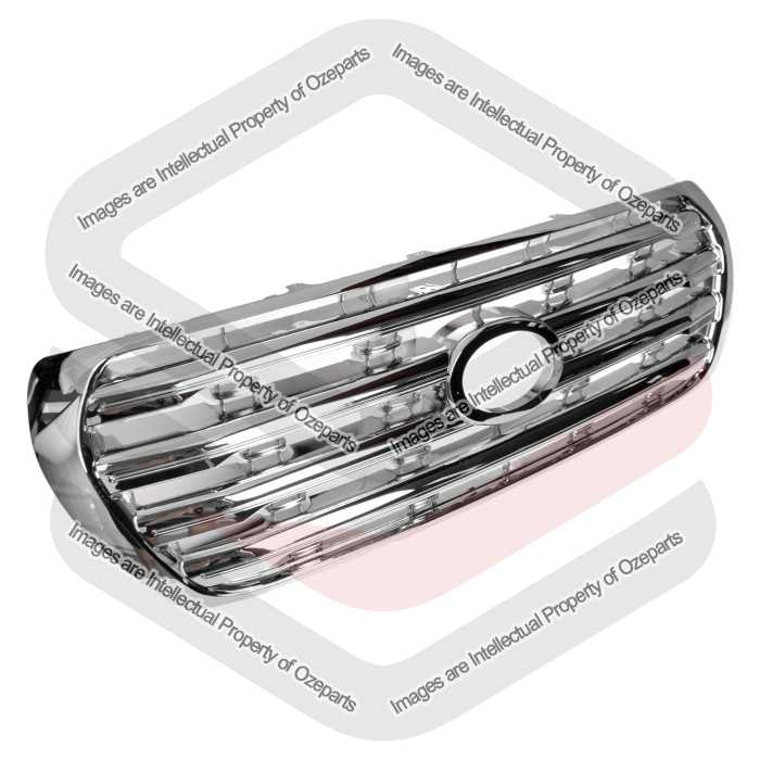 Main Radiator Grille Front Grill Chrome For Toyota Landcruiser J200 2007~2012