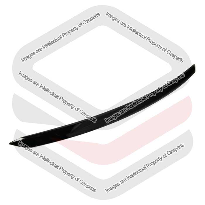 Average Bonnet Hood Mould Garnish Trim Black For Toyota Hilux 2015~On