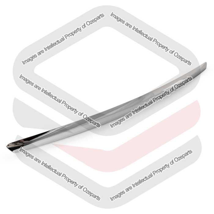 Ozeparts Fits Ford Mondeo MA MB 2007~2010 Sedan Hatch Wagon | Bonnet Hood Mould Mold Garnish Trim Strip (Chrome) | 1 Unit