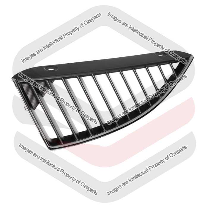 LH Left Grille Upper Front Grill Chrome For Mitsubishi Lancer CH 03~06 Standard