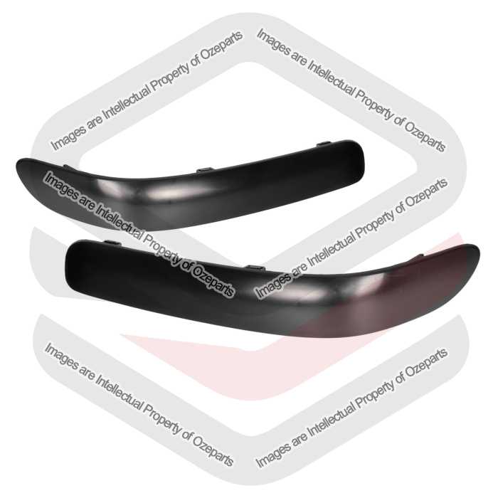 Pair LH+RH Rear Bumper Bar Mould Trim For Toyota Echo Hatch NCP Series 02~05