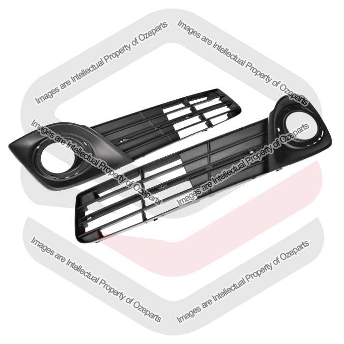 Bar Grille Front  Side AM (Black) - Atara R S SL SX (SET LH+RH)