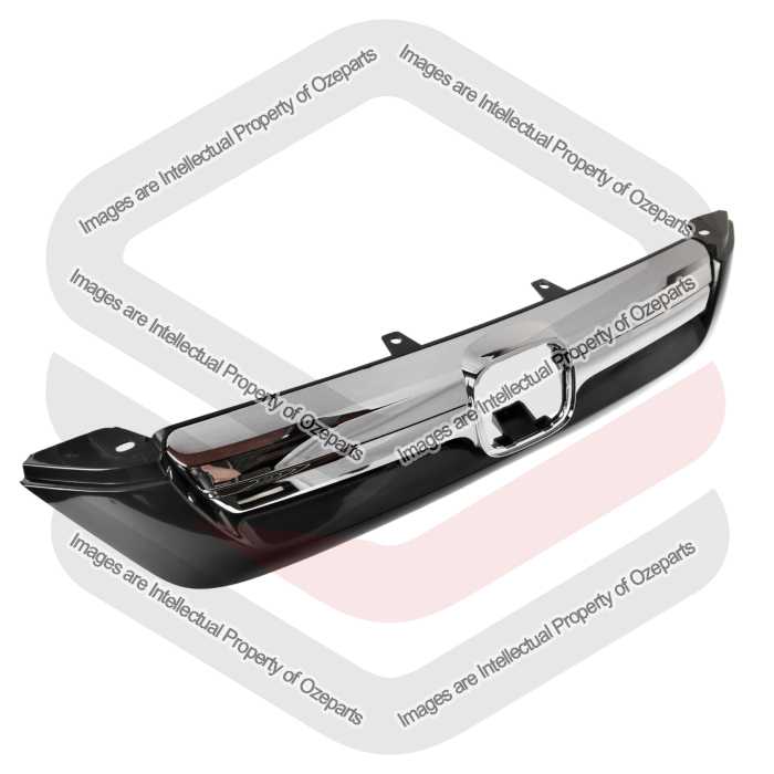 Ozeparts Fits Honda CRV CR-V RE Series 1 2007~2010 | Main Radiator Upper Grille Top Front Grill + Chrome Mould | 1 Unit