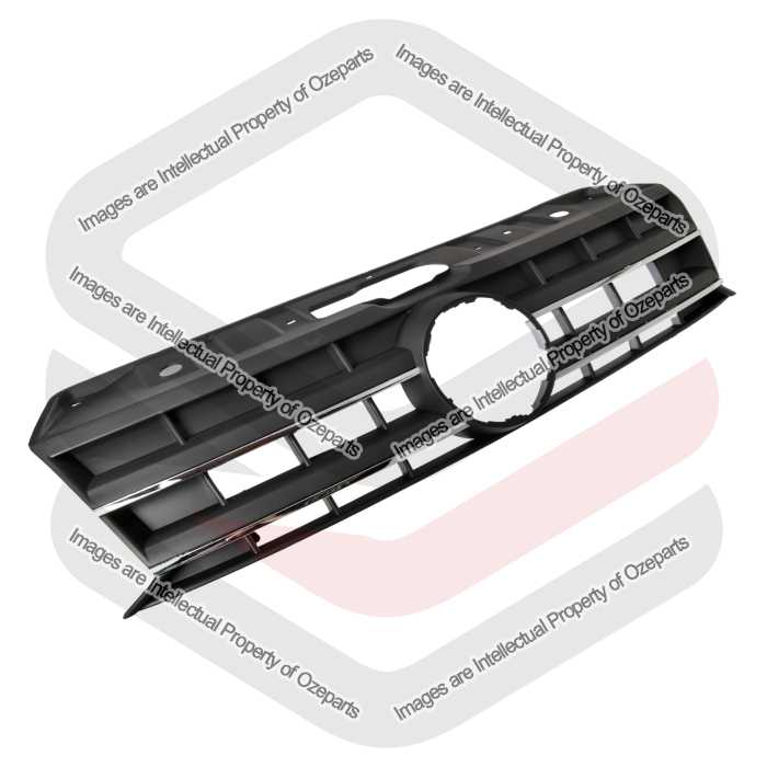 Main Radiator Grille Top Front Grill Black Volkswagen VW Amarok 2H 2010~2016