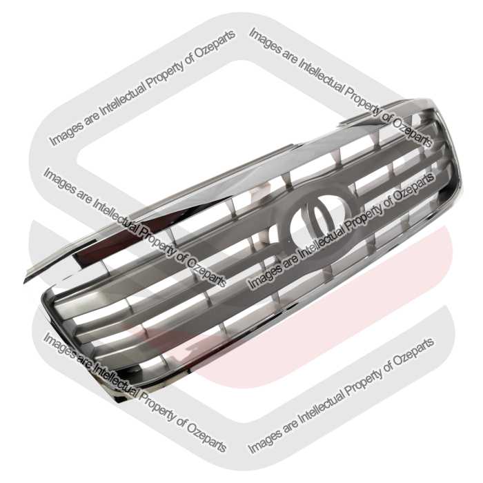 Main Radiator Grille Front Grill Grey For Toyota Landcruiser FJ100 Series 05~07