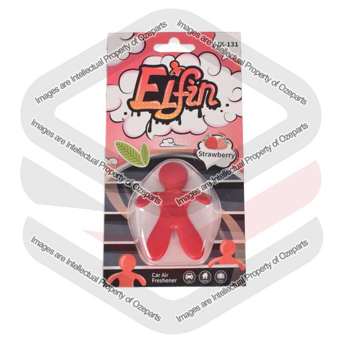 Ozeparts 1 x ELFIN Strawberry (Red) Air Freshener Diffuser Fragrance For Car Truck Taxi Van Home