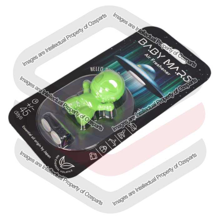 Ozeparts 1 x MARS BOY Love Tulipe (Green) Air Freshener Diffuser Fragrance For Car Truck Taxi Van Home