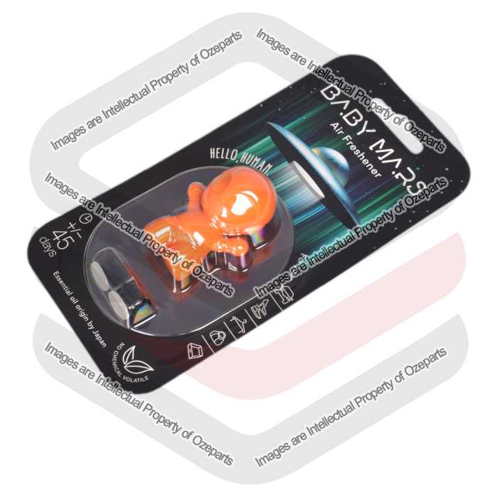 Ozeparts 1 x MARS BOY White Musk (Orange) Air Freshener Diffuser Fragrance For Car Truck Taxi Van Home