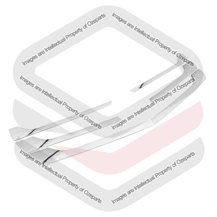 Grille Mould AM (Chrome) (SET of 5 Pcs)