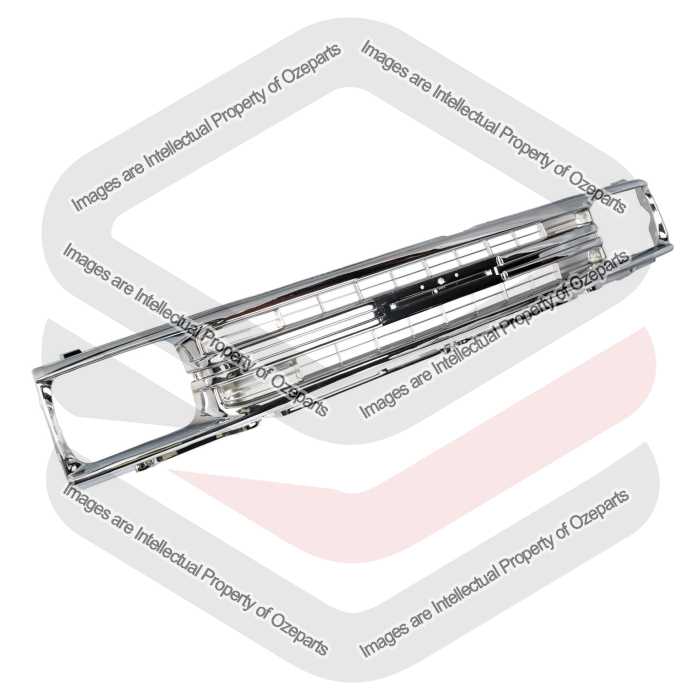 Radiator Grille Upper Front Grill Chrome For Toyota Hilux 2WD RN85 1988~1991