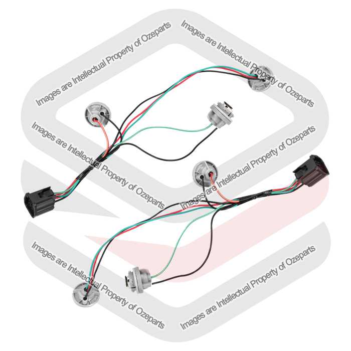 Tail Light Wirings Harness Sockets (SET LH+RH)