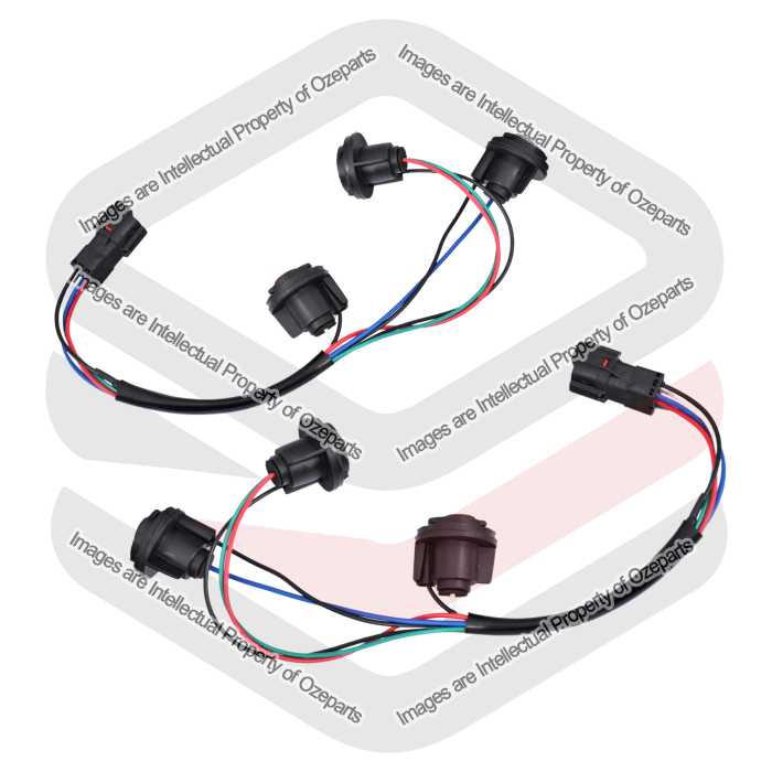 Tail Light Wirings Harness Sockets (SET LH+RH)