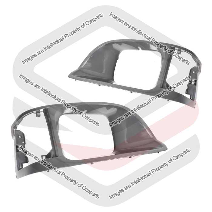 Head Light Rim  Surround AM (Light Grey) (SET LH+RH)