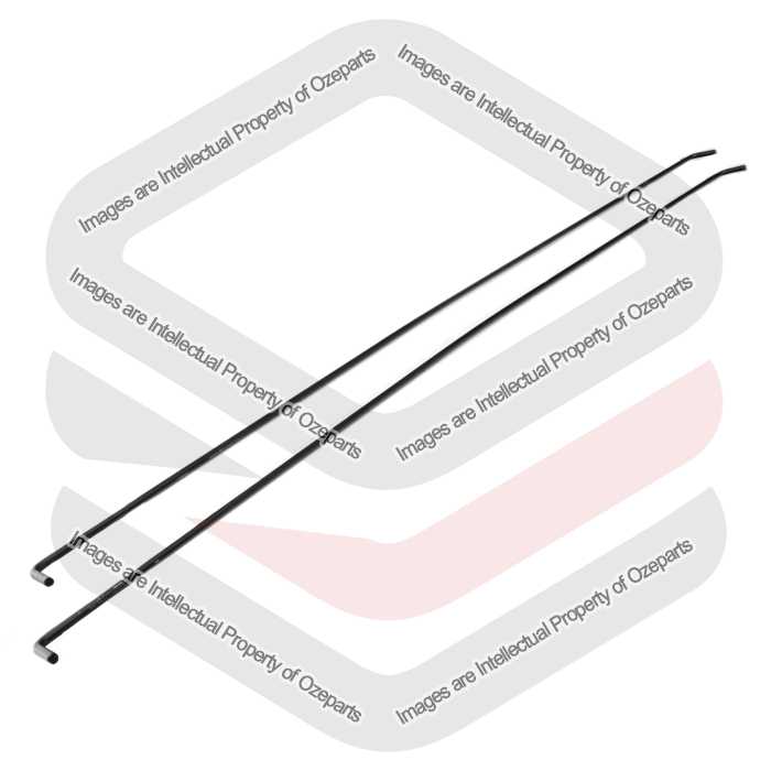 Tonneau Bar Rods (SET of 2)