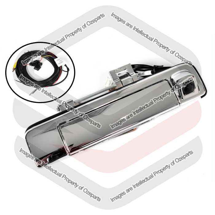 Tailgate Tail Gate Handle Chrome with Reverse Camera Kit For Holden Colorado RG