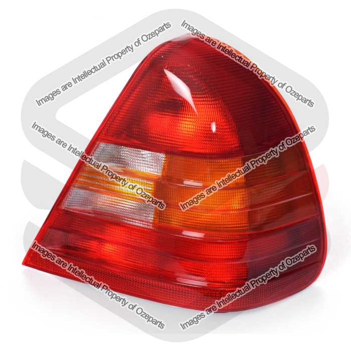 RH Right Hand Tail Light Lamp (Amber) For Mercedes Benz C Class W202 Sedan 94~97