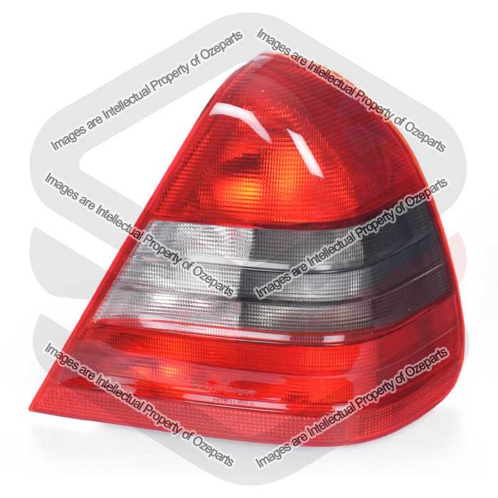 RH Right Hand Tail Light Lamp (Clear) For Mercedes Benz C Class W202 Sedan 94~97