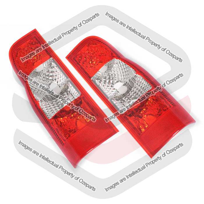 TYC Fits Ford Transit Van VM 2006~2013 | Tail Lights Rear Lamps | Pair of LH LHS Left Hand (Passenger Side) + RH RHS Right Hand (Driver Side)