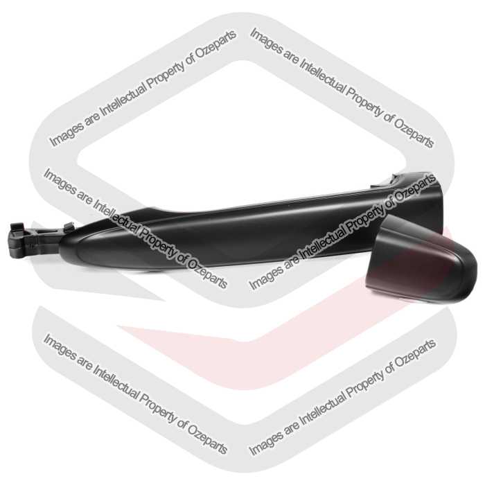 Front Outer Door Handle No Key (Black) For Toyota Tarago / Prado / Kluger / RX