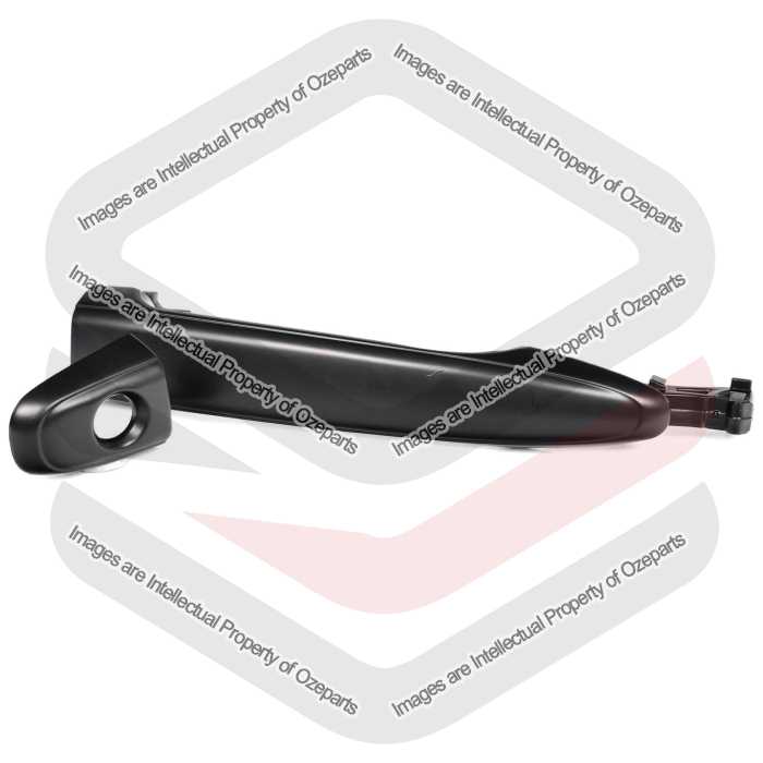 FRONT Outer Door Handle W/ Key (Black) For Toyota Tarago / Prado / Kluger / RX