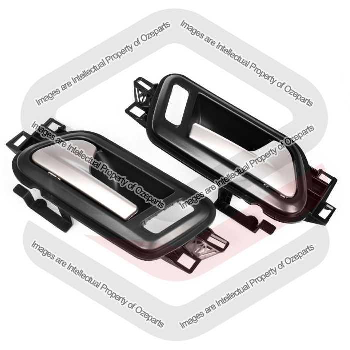Pair LH+RH FRONT or REAR Inner Door Handle Satin For VW Volkswagen Amarok 10~22