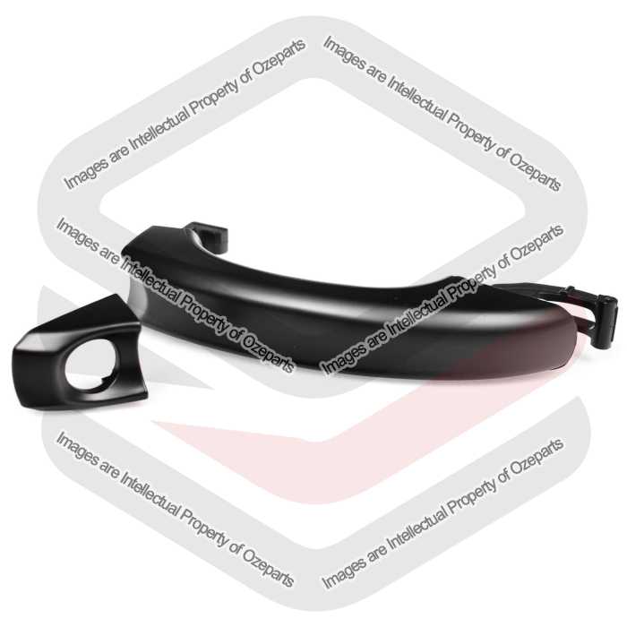 RH Right Hand FRONT Outer Door Handle Black For VW Volkswagen Amarok 10~22