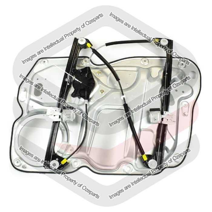 Ozeparts Fits Volkswagen VW Caddy Van 2K 2005~2015 | Electric Power Door Window Regulator (With Panel) | LH LHS Left Hand (Passenger Side)