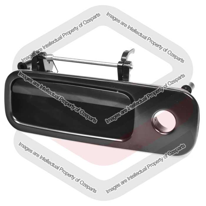 Tail Gate Tailgate Door Handle Cover Black For VW Transporter / Caravelle / Golf