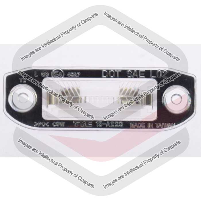 Volvo Number License Plate Light Lamp (Globe Type) x 1 Unit