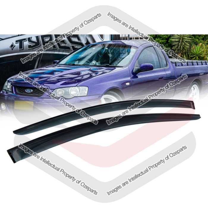 Door Window Visors - Ute (SET 2)