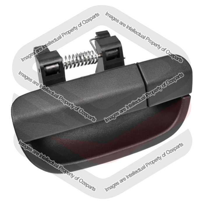 Tail Gate Tailgate Door Handle Cover Black For Mercedes Vito W639 2004~2014