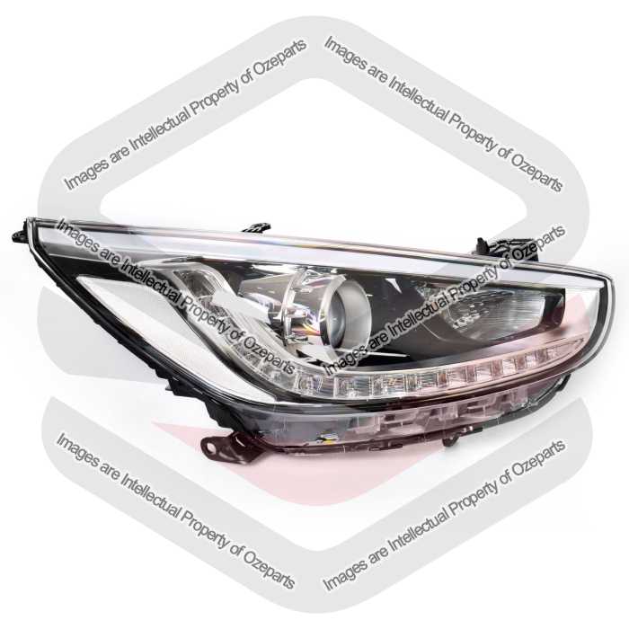 GENUINE RH Right Hand Head Light Lamp (LED Type) For Hyundai Accent SR 14~17