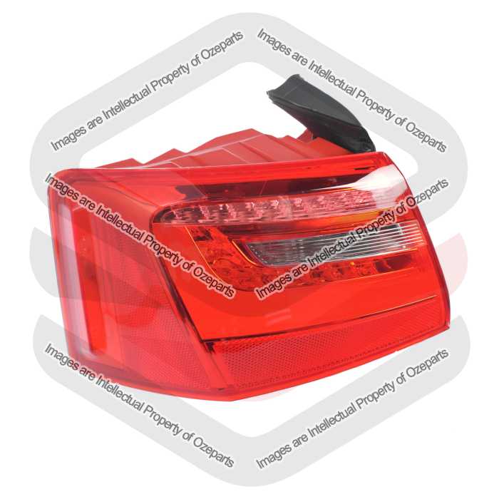 Ozeparts Fits Audi A6 / S6 C7 Series 1 2011~2015 4 Door Sedan | Taillight Tail Light Rear Lamp (LED) | LH LHS Left Hand (Passenger Side)