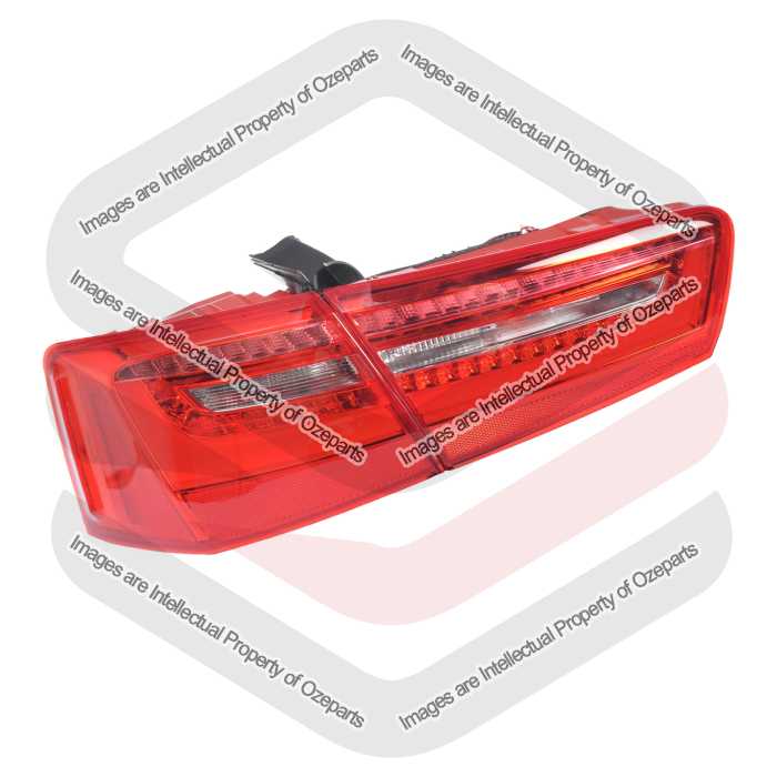 Ozeparts Fits Audi A6 / S6 C7 Series 1 2011~2015 4 Door Sedan | Inner Taillight + Boot Lid Reverse Tail Light Rear Lamp (LED) | LH Left (Passenger)