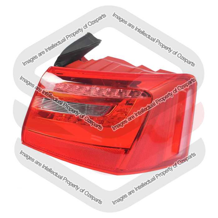 Ozeparts Fits Audi A6 / S6 C7 Series 1 2011~2015 4 Door Sedan | Taillight Tail Light Rear Lamp (LED) | RH RHS Right Hand (Driver Side)